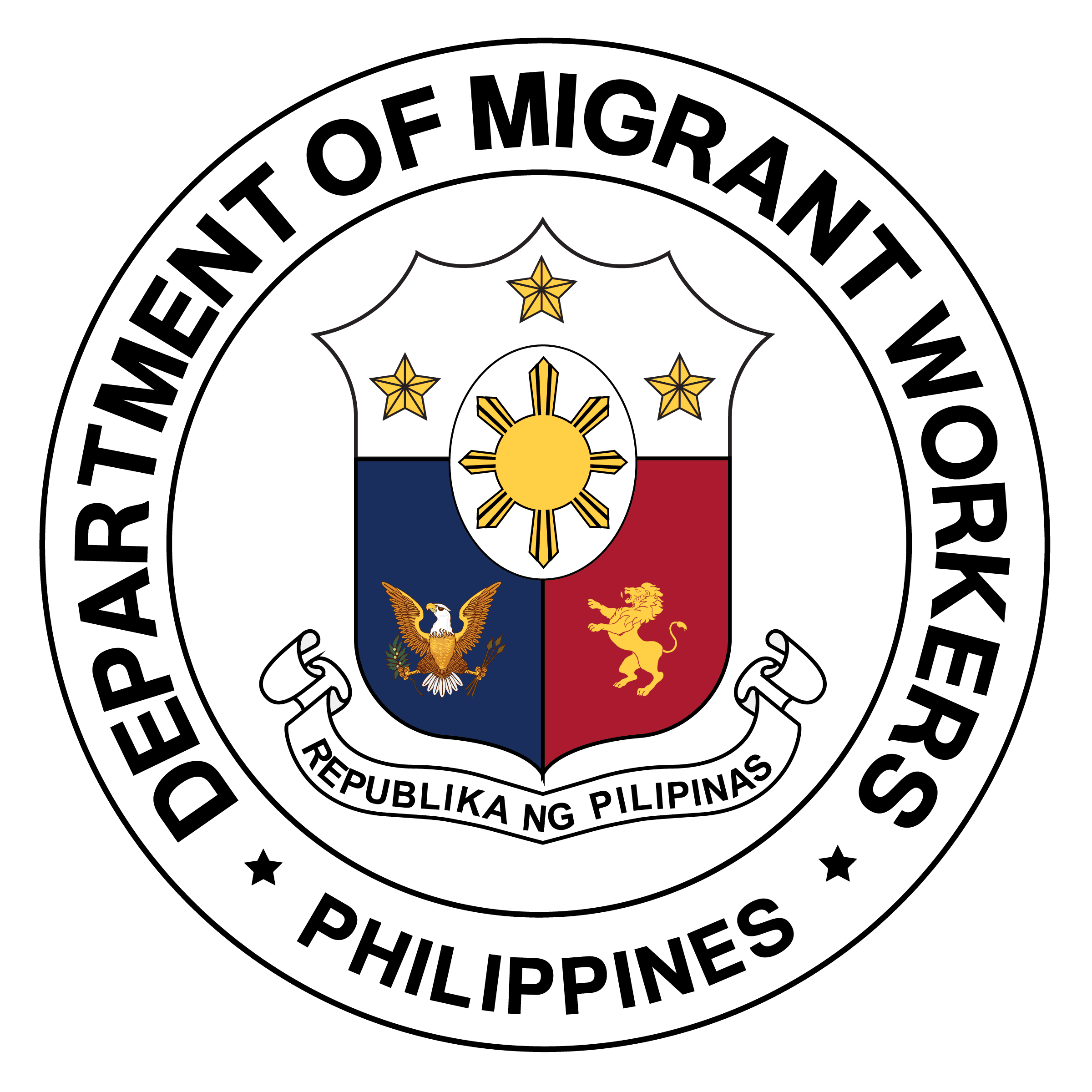 Our license from the Department of Migrant Workers